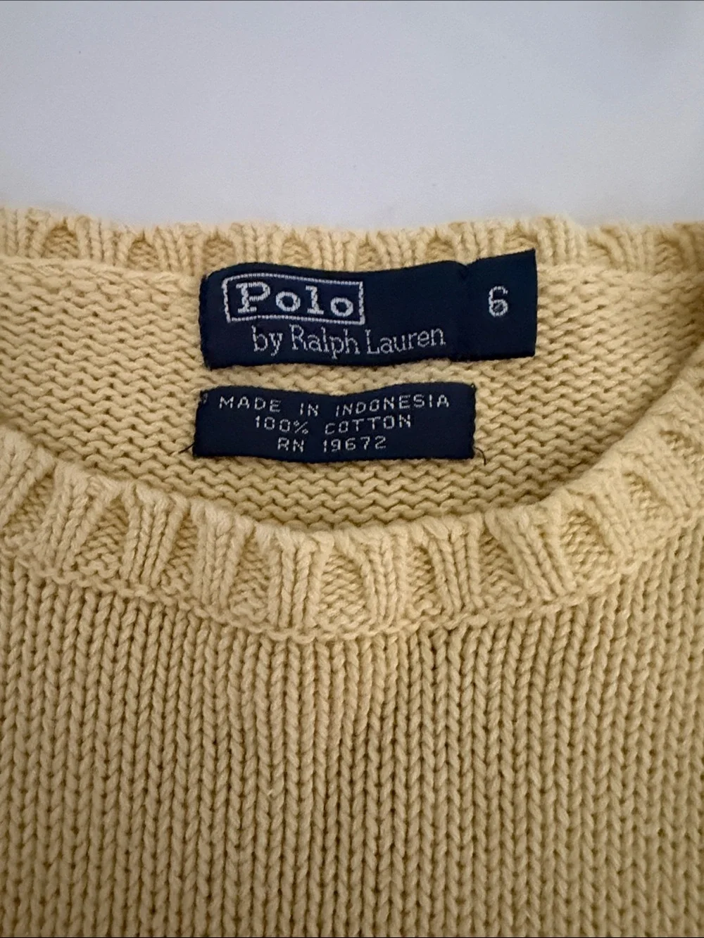 Ralph Lauren soft pale